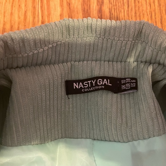 NASTY GAL Suit Up Corduroy Blazer, Size 6 - Picture 4 of 5